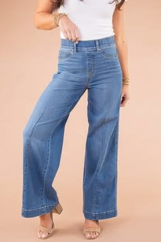 Light Wash Casual Jeans